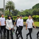 Meski Diterpa Hujan, Mirza dan Jihan Ikuti Gladi Bersih Jelang Pelantikan