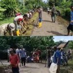 Kepala Pekon Banjar Agung Udik Gelar Gotong Royong Jelang Ramadan