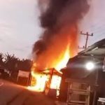 Pom Mini di Talang Padang Terbakar, Warga Panik Menjelang Berbuka Puasa