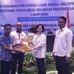 Juwita Hasan Resmi Terpilih Sebagai Ketua PTMSI Lampung periode 2025-2029