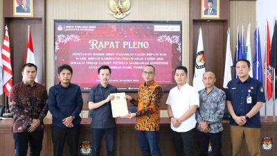 KPU Tetapkan Pasangan Calon untuk PSU Pilkada Pesawaran