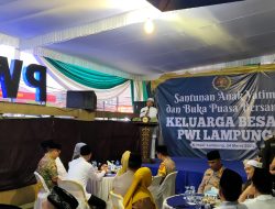 PWI Gelar Santunan dan Buka Puasa Bersama, Dihadiri Gubernur dan Wagub Lampung