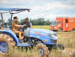 Gubernur Mirza Ikuti Panen Raya Serentak Bersama Presiden Prabowo Secara Virtual