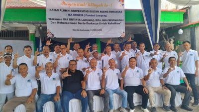 Aklamasi! Mohammad Hatta Nahkodai IKA UNTIRTA Wilayah Lampung