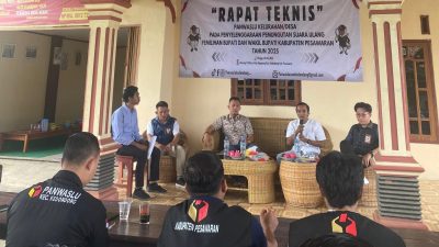 Panwascam Kedondong Mantapkan Koordinasi Jelang PSU Pesawaran