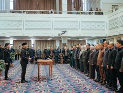 Gubernur Mirza Lantik 59 Pejabat Administrator, Tegaskan Semangat Pelayanan Publik