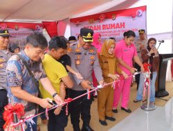 Sambut Hari Bhayangkara ke-79, Polresta Bandar Lampung Resmikan Rumah untuk Korban Longsor