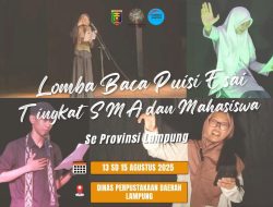 Lamban Sastra Gelar Lomba Baca Puisi Esai Sambut Kemerdekaan RI ke-80