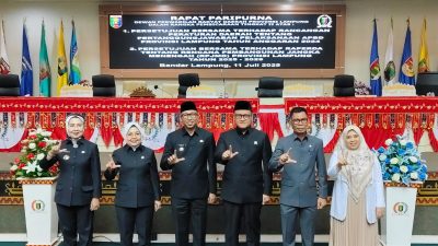 Resmi Disahkan, RPJMD Lampung Didorong Jadi Fondasi Menuju Indonesia Emas