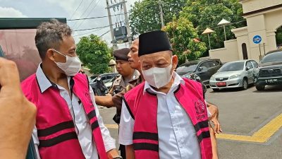 Eks Bupati Lampung Timur Dawam Rahardjo Jalani Sidang Perdana Kasus Korupsi