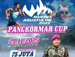 Marines Aquathlon 2025 Digelar di Pesawaran, Tantang Ketahanan Fisik di Laut dan Darat