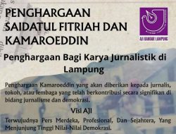 AJI Bandar Lampung Cari Karya dan Tokoh Pembela Kebebasan Pers