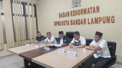 Ribut di Rapat Anggaran, BK DPRD Bandar Lampung Hanya Beri Teguran Tertulis