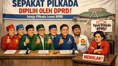 Mayoritas Partai Politik Dukung Pilkada Dipilih DPRD, PDIP Tegas Menolak