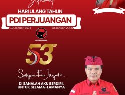 I Ketut Suwendra : HUT ke-53 PDI Perjuangan, Disanalah Aku Berdiri Selamanya