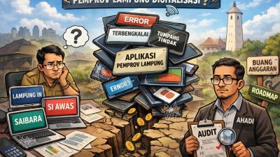 Banjir Aplikasi Digital, Efektivitas Digitalisasi Pemprov Lampung Dipertanyakan