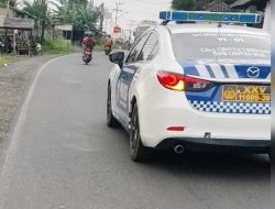 Satlantas Polres Pesawaran Urai Macet di Negeri Sakti, Akses ke Rumah Sakit Diprioritaskan