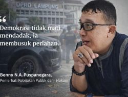 Kempiskan Ban Mobil Mahasiswi, Wakil Rakyat Menyakiti Rakyatnya Sendiri