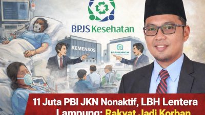 Direktur LBH Lentera Lampung Sesalkan Nonaktifnya 11 Juta PBI JKN