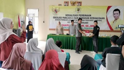 Mustika Bahrum Tekankan Pengamalan Pancasila dalam Sosialisasi di Parerejo