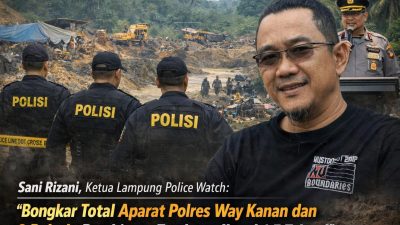 LPW Desak Polda Bersihkan Polres Way Kanan dan 3 Polsek, Pembiaran Tambang Ilegal 1,5 Tahun