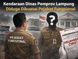 Kendaraan Dinas Pemprov Lampung Diduga Dikuasai Pejabat Fungsional