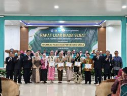 73 Mahasiswa Pertanian Unila Diyudisium, Ikaperta Dorong Lulusan Jadi Agen Inovasi