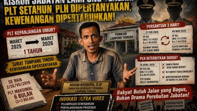 Bukan Sekadar Administrasi: Kisruh Jabatan Lampung Tengah Picu Tanda Tanya Besar