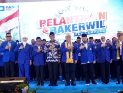 Lantik Pengurus PAN Lampung, Zulhas Dorong Kemandirian Pangan Nasional