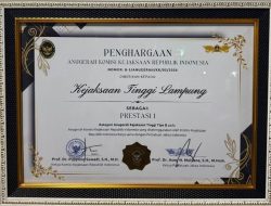 DPRD Lampung Apresiasi Kejati Lampung Raih Juara I Komjak RI 2026