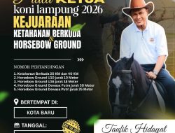 Kejuaraan Berkuda Memanah Piala Ketua KONI Lampung Digelar di Kota Baru Lamsel
