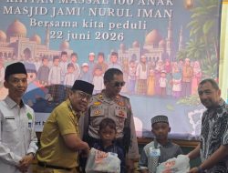 Camat Panjang Apresiasi Khitan Massal 100 Anak di Masjid Nurul Iman, Jadi Contoh Sinergi Sosial