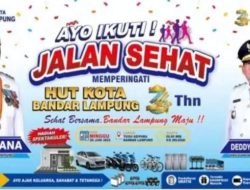 200 Ribu Kupon Disiapkan, Warga Berebut Hadiah Rumah hingga Mobil di Jalan Sehat HUT ke-344 Bandar Lampung