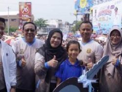 Ribuan Warga Semarakkan Jalan Sehat HUT ke-344 Bandar Lampung, Eva Dwiana Ajak Wujudkan Kota Sehat