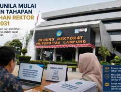 Senat Unila Mulai Siapkan Tahapan Pemilihan Rektor 2027–2031, Rapat Perdana Segera Digelar