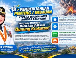 Warga Bandar Lampung Diimbau Waspada Debu Vulkanik Gunung Anak Krakatau