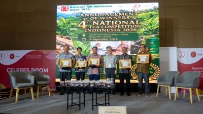 PTPN I (Persero) Regional 7 Sabet Lima Penghargaan Teh Nasional