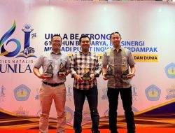 FKIP Unila Borong 7 Anugerah Be Strong 2026, Dekan: Hasil Kerja Bersama Sivitas Akademika