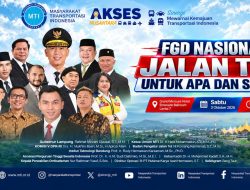 Lampung Jadi Tuan Rumah FGD Nasional, Masa Depan Jalan Tol Dibahas Lintas Sektor