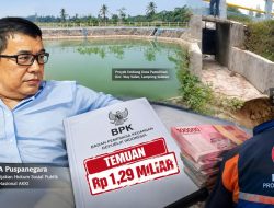 BPK Temukan Denda Rp1,29 Miliar di Proyek BPBD Lampung, Benny Desak APH Turun Tangan