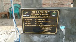 PTPN IV Regional VII Bantu Akses Air Bersih bagi 1.358 Kepala Keluarga