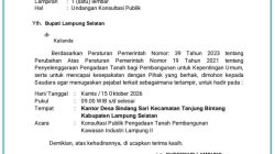 Rencana Pembangunan Kawasan Industri Lampung II ( KAIL II) yang terletak di Desa Sindang Sari Kecamatan Tanjung Bintang Kabupaten Lampung Selatan